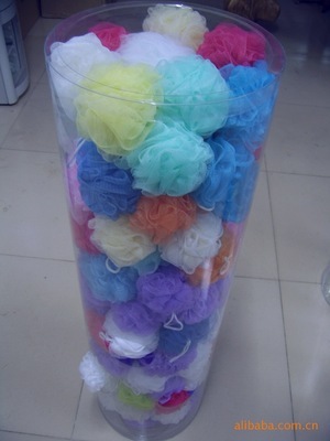 工厂专业生产沐浴球，多年经验打造优质产品，义乌市亿诺日用品满足您的需求